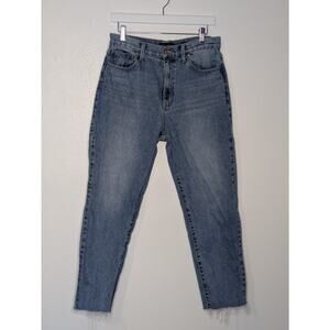 Lucky Brand High Rise Mom Drew Jeans Womens Size 10/30 Ankle Blue